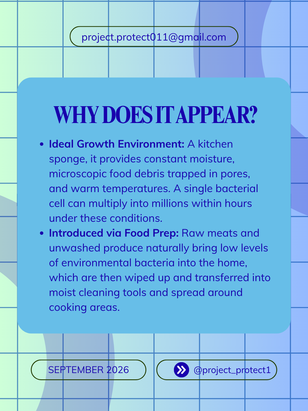More information about why E. coli appears